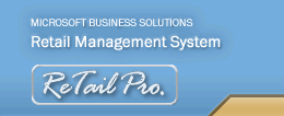Microsoft Business Solutions Retail Management System is an easy-to-use, affordable way to automate your single or multiple store business.